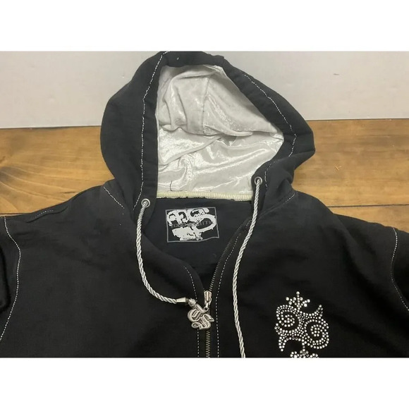 LL Cool J/Todd Smith Black Silver "MCMLXVIII" Hoodie Size XXL - Picture 8 of 16